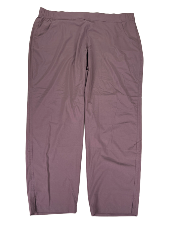 Eddie Bauer Women's Purple Lightweight Straight Leg Pants - XL