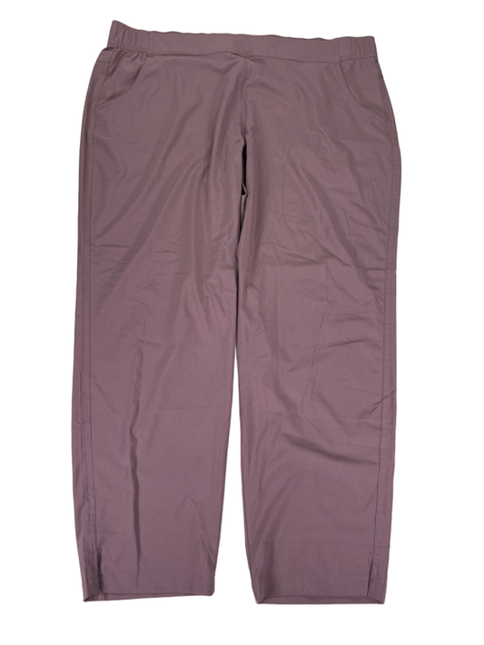 Eddie Bauer Women's Purple Lightweight Straight Leg Pants - XL