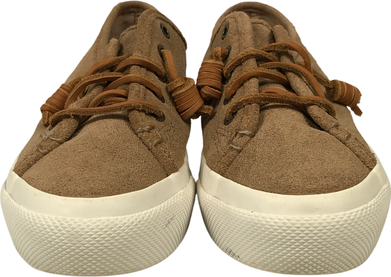 Sperry Top-Sider Women’s Beige Suede Sky Snail Platform Sneakers - 6 image 2