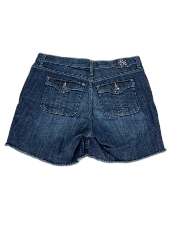 Rock and Republic Women's Medium Wash Stinger Denim Jean Shorts - 14 image 2