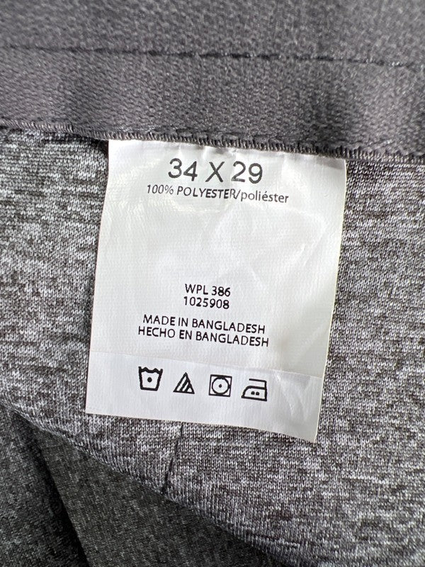 Haggar Men's Black Straight Fit Cool 18 Pro Flex Dress Pants - 34x29 image 4