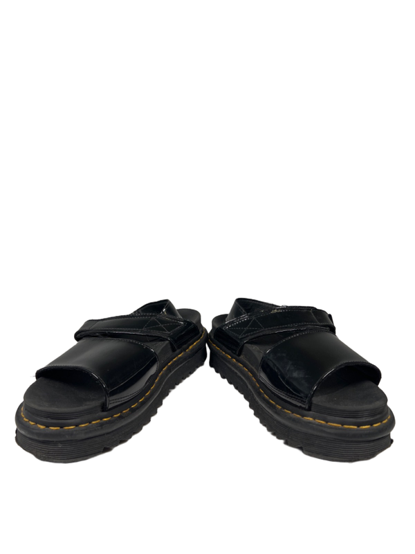 Dr. Martens Air Wair Women's Black Patent Leather Voss Platform Sandals - 8 image 6