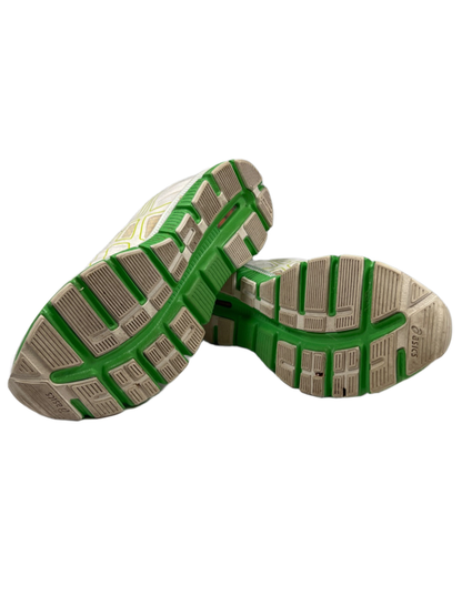 Asics Women's White/Green Lace Up Gel-Blur33 Athletic Shoes - 8 image 7