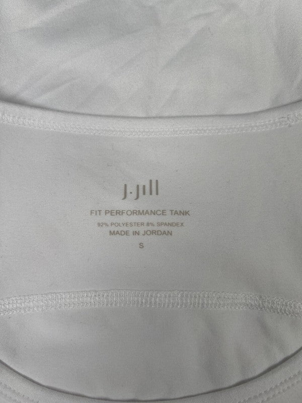 J.Jill Women’s White Sleeveless Fit Performance Tank Top - S image 3
