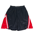 Nike Men's Black/Red Mesh Athletic Basketball Shorts - L