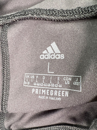 adidas Women's Black Side Pocket Athletic Leggings - L image 3
