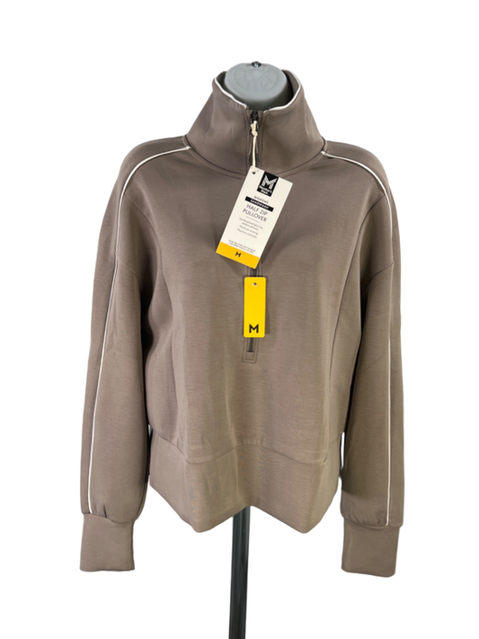 Member's Mark Women's Gray Sandwash Half Zip Pullover Jacket - M