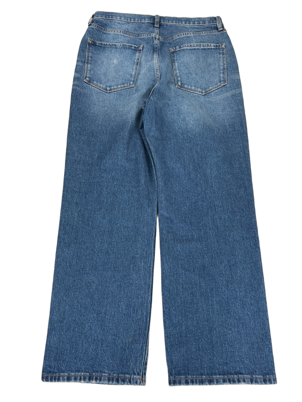 A.N.A Women's Medium Wash Straight Highest Rise Button Fly Denim Jeans - 10 image 2