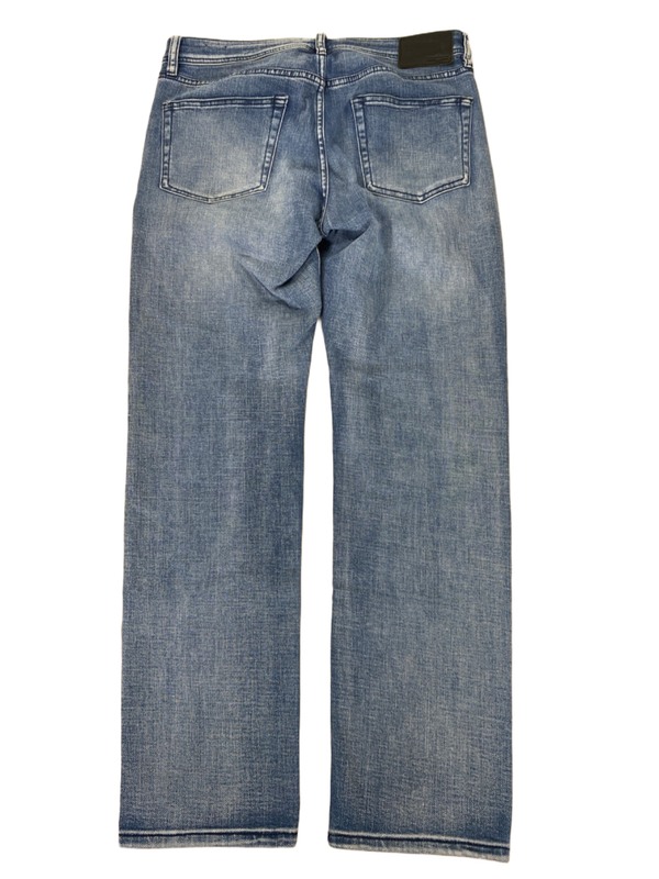 Liverpool Men's Light Wash Relaxed Straight Fit Denim Jeans - 32x32 image 2