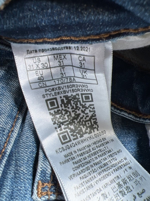 Guess Men's Medium Wash Slim Tapered Denim Jeans - 31x30 image 4