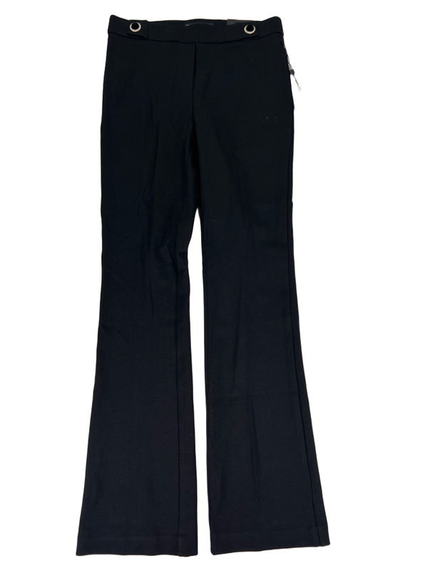 Jules and Leopold Women's Black Pull On Slim Flare Pants - S Petite