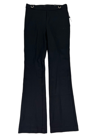 Jules and Leopold Women's Black Pull On Slim Flare Pants - S Petite