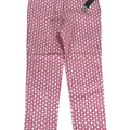 Liz Claiborne Women's Pink/White Emma Ankle Dress Pants - 6