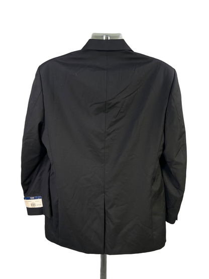Chaps Men’s Black Wool Long Sleeve 2 Button Blazer Jacket - 42 Long image 2