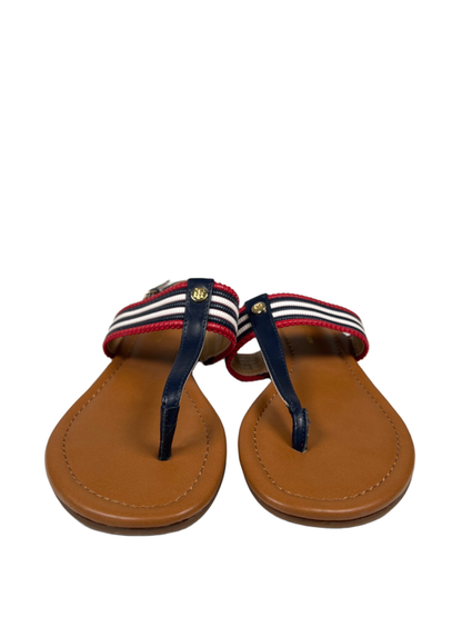 Tommy Hilfiger Women's Blue/Red Jaya Slingback Sandals - 8 image 2