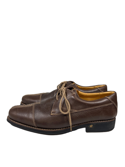 Sandro Moscoloni Men's Brown Leather Comfort Lace Up Derby Loafers - 9.5 image 5