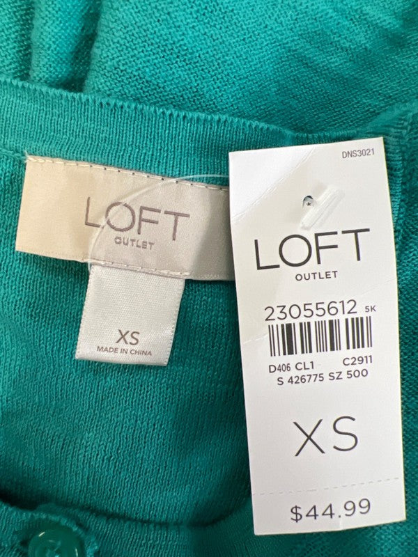 Loft Women's Blue Cotton Long Sleeve Button Up Shirt - XS image 3
