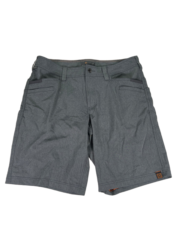511 Tactical Men's Gray Vaporlite Lightweight Eight-Pocket Walking Shorts - 36