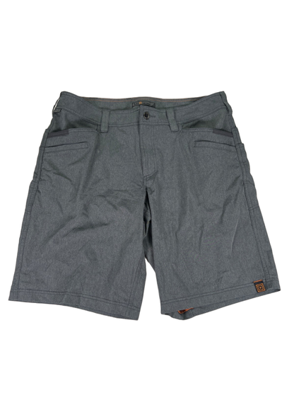 511 Tactical Men's Gray Vaporlite Lightweight Eight-Pocket Walking Shorts - 36