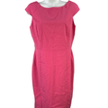 Banana Republic Women's Pink Sleeveless Sheath Dress - 8 Petite