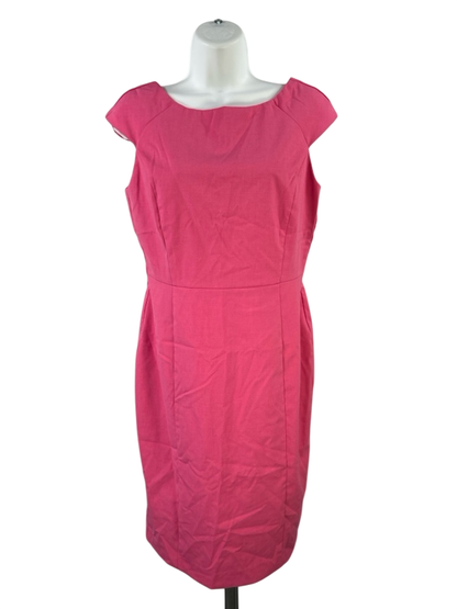 Banana Republic Women's Pink Sleeveless Sheath Dress - 8 Petite