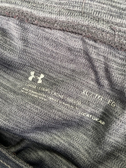 Under Armour Women's Gray Heather Lightweight Tech Athletic Capri Pants - XL image 3