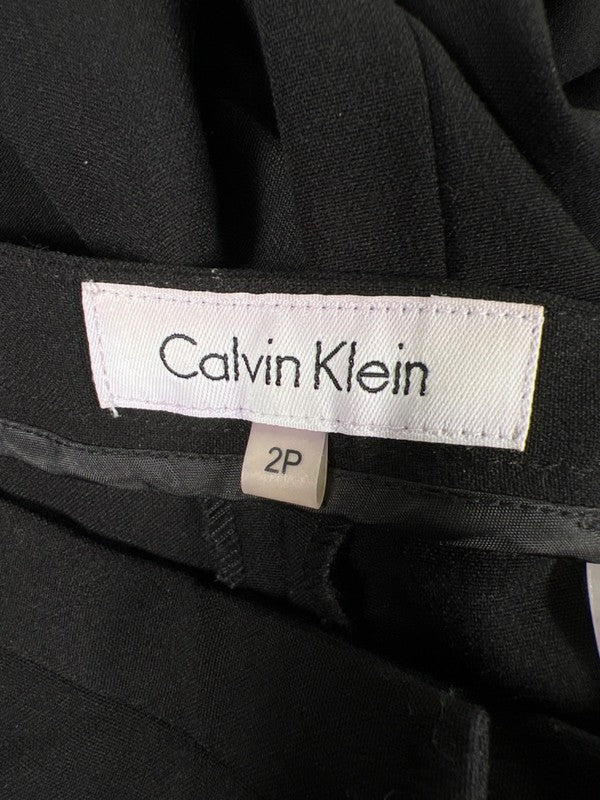 Calvin Klein Women's Black Straight Leg Dress Pants - 2 Petite image 3