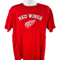 NHL Men’s Red Detroit Red Wings Hockey Short Sleeve Athletic T-Shirt - XL