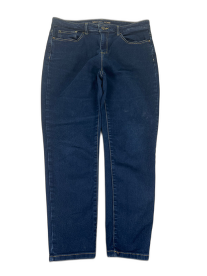 Michael Kors Women's Dark Wash Stretch Cropped Skinny Jeans - 10