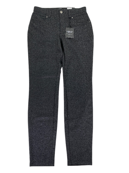Simply Vera Wang Women's Black High Rise Skinny Leg Ponte Pants - M