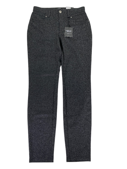 Simply Vera Wang Women's Black High Rise Skinny Leg Ponte Pants - M
