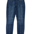 Levi's Women's Blue Signature Dark Wash High Rise Ankle Skinny Jeans - 10