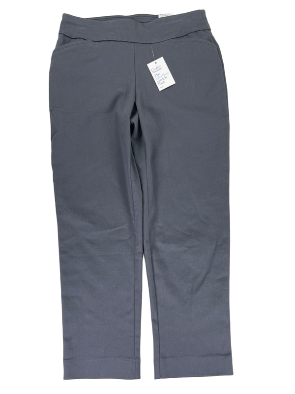 Croft & Barrow Women's Gray Effortless Stretch Straight Pants - 6 Short Petite
