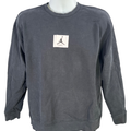 Nike Jordan Men's Black Long Sleeve Crewneck Sweatshirt - M