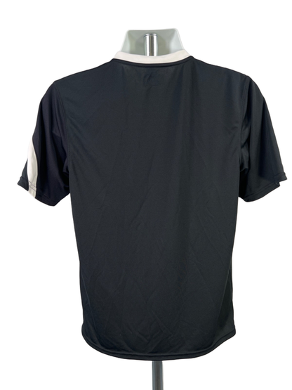 Under Armour Men's Black/White V Neck Short Sleeve Athletic Shirt - M image 2