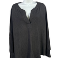 Buffalo David Bitton Women's Black Cozy V Neck Long Sleeve Sweater - XXL
