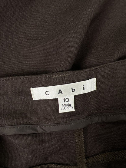 Cabi Women’s Brown Stretch Knit Riding Ponte Pants - 10 image 3
