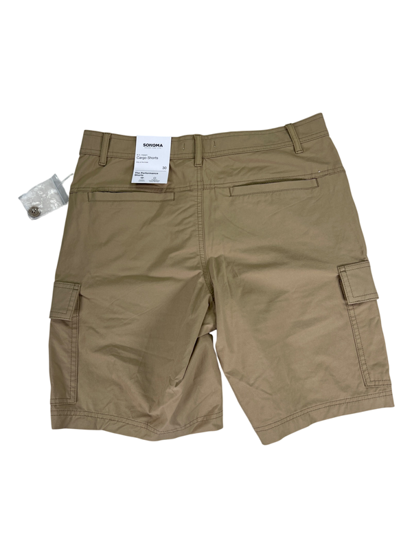Sonoma Men's Beige 9in Performance Cargo Shorts - 30 image 2