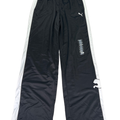 Puma Men's Black/White Tricot Cat Stretch Athletic Sweatpants - M