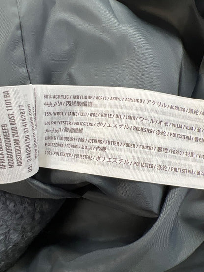 Hollister Men’s Gray/Blue Wool Blend Asymmetrical Zip Coat - S image 4