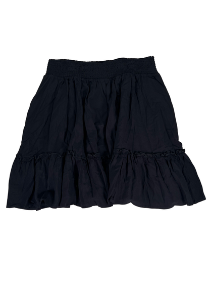 Torrid Women's Black Pull On Smocked Waist Ruffle Mini Skirt - Plus 1 image 2