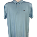 Callaway Men's Blue Opti-Dri Short Sleeve Athletic Golf Polo - S