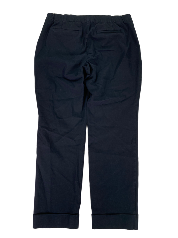 J Jill Women's Black Bi-Stretch Pull On Cuffed Pants - 12 image 2
