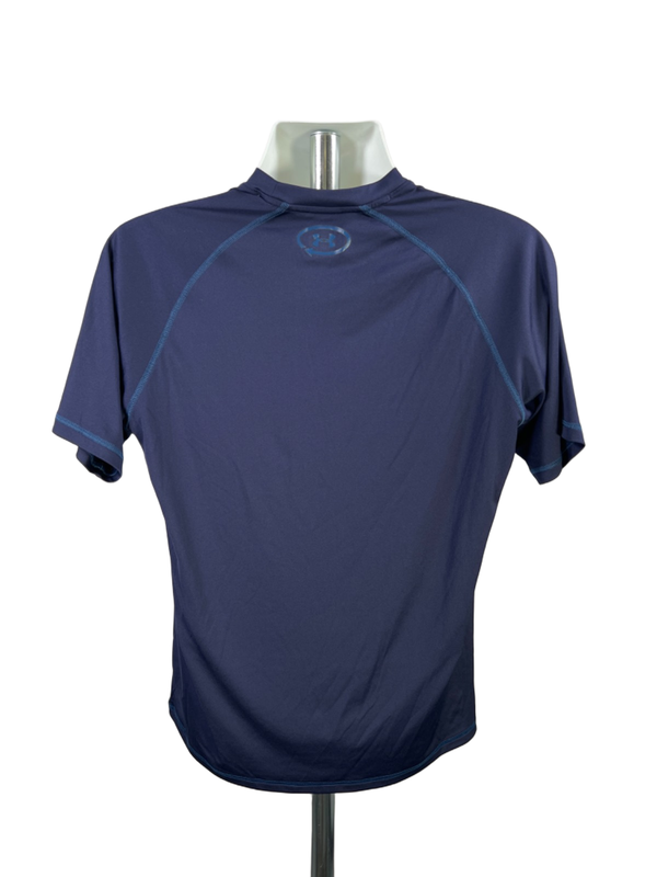 Under Armour Men's Navy Blue Heatgear Loose Short Sleeve Athletic Shirt - M image 2