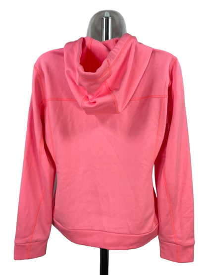The North Face Women's Bright Pink Fleece Lined Full Zip Sweatshirt Jacket - S image 2