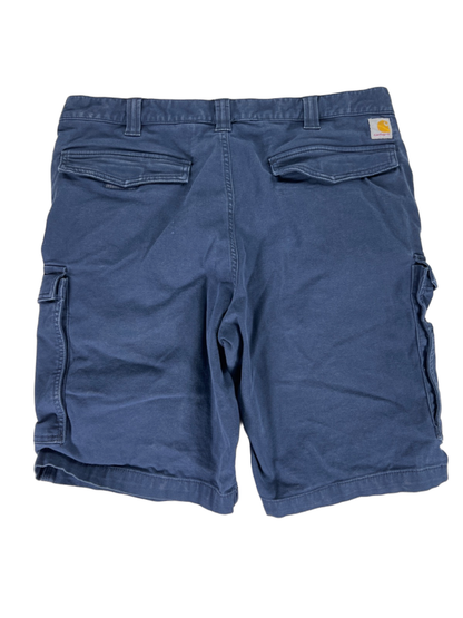 Carhartt Men's Blue Relaxed Fit Rugged Flex Cargo Shorts - 38 image 2