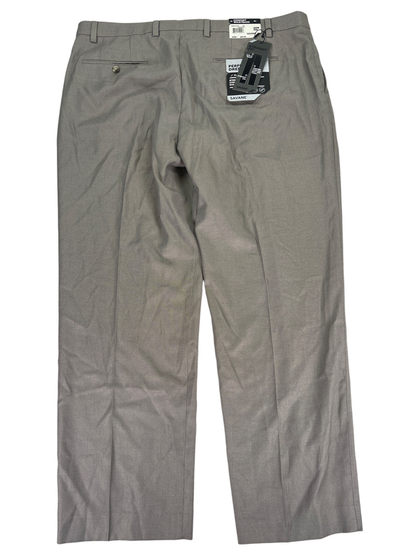 Savane Men's Gray Chinchilla Straight Leg Performance Dress Pants - 40x30 image 2