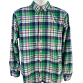 Ralph Lauren Men's Multicolor Plaid Classic Fit Long Sleeve Button Up Shirt - L
