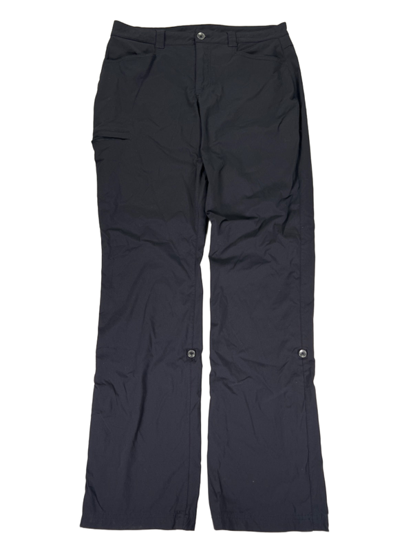 Eddie Bauer Women's Black Lightweight Roll Leg Hiking Pants - 12 Tall