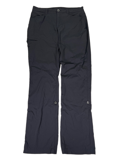 Eddie Bauer Women's Black Lightweight Roll Leg Hiking Pants - 12 Tall
